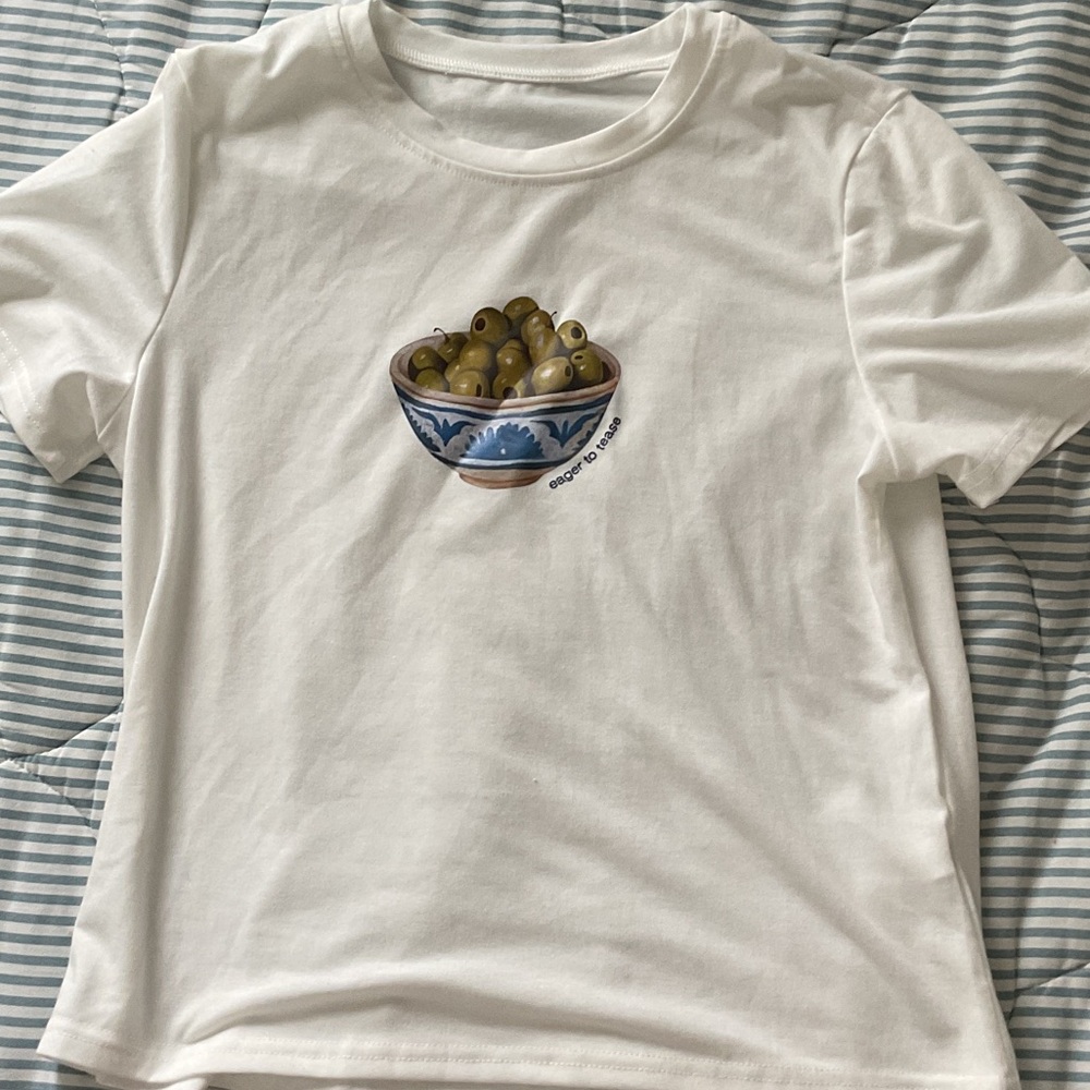 White Graphic T shirt